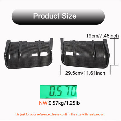 Rear Bumper Diffuser V1 (2021-2023, Carbon) for Subaru BRZ 2021- - image 5