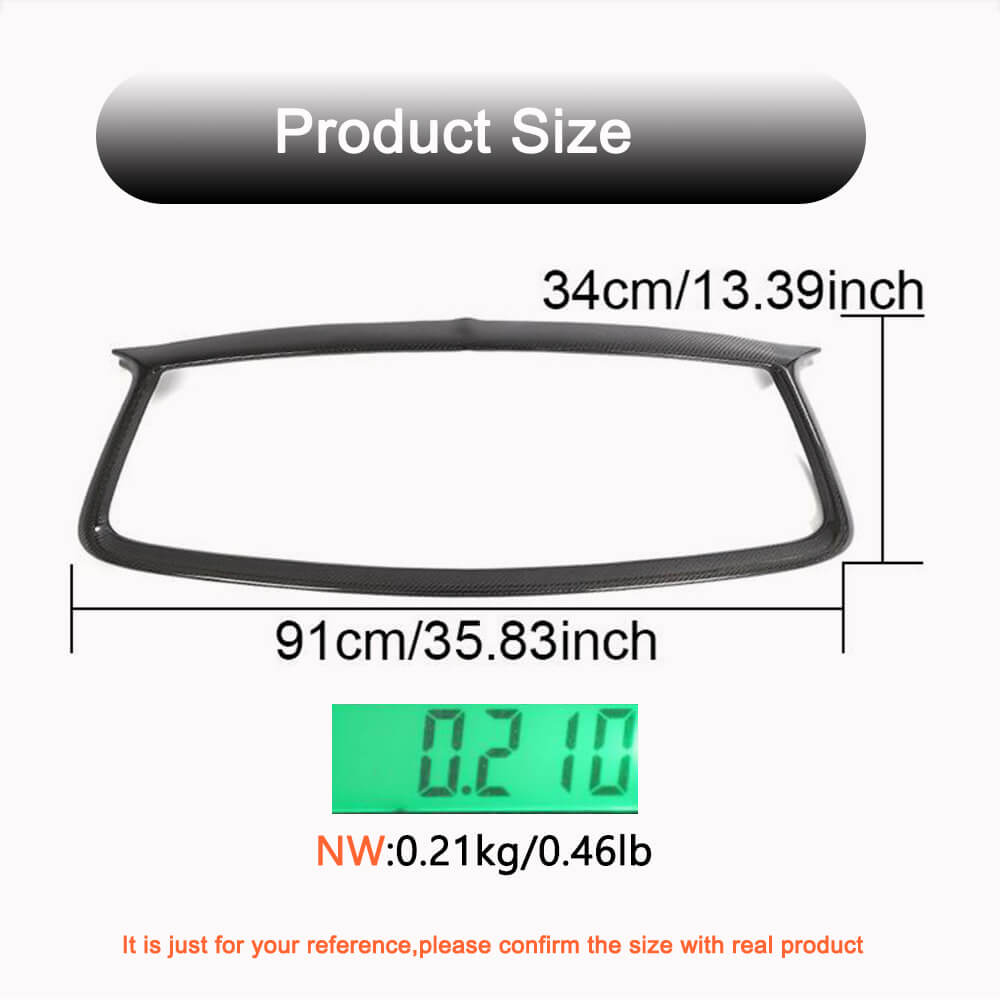 Front Grille Surround Trim (for Q60 2016-2022, Carbon) for Infiniti Q50/Q60 2013-2024 - image 5