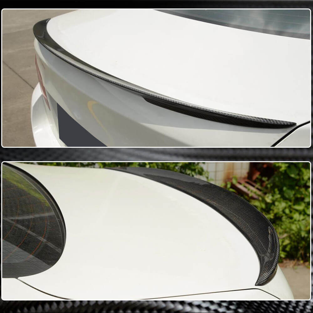 Rear Trunk Spoiler Carbon Fiber V9 (SD) for BMW 5 series F-10/11/07 2010-2016 - image 5