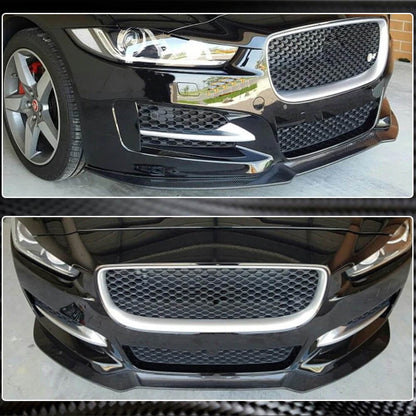 Front Bumper Lip Spoiler (2015-2019, Carbon) for Jaguar XE 2016- - image 5