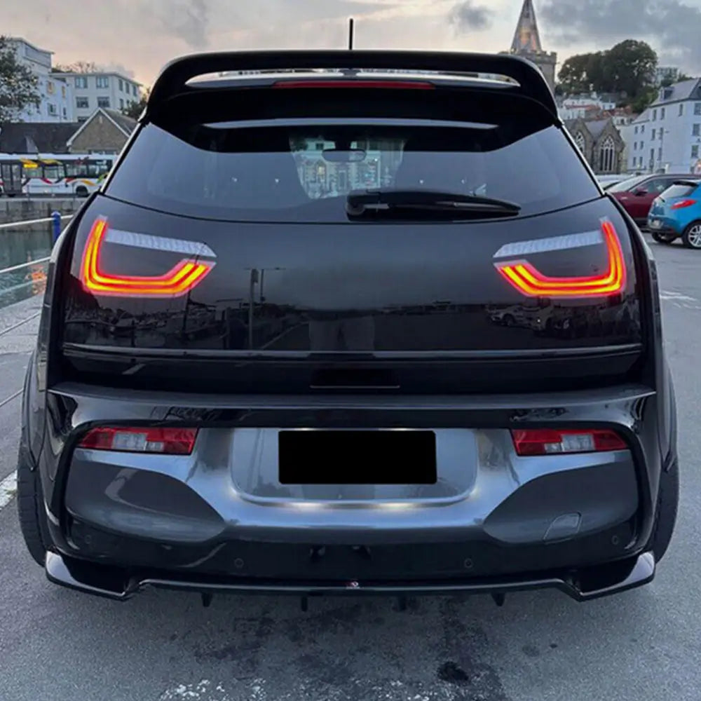 Rear Roof Spoiler Carbon Fiber V1 for BMW I3 2013-2022 - image 5
