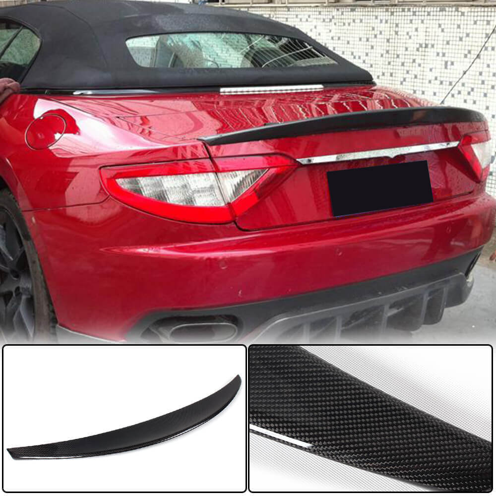 Rear Spoiler (Convertible, 2011-2013, Carbon) for Maserati GranTurismo 2007-2019 - image 5