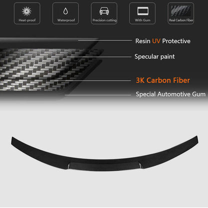 Rear Trunk Spoiler Carbon Fiber V2 for BMW 2 Series Gran Coupe F44 - image 5