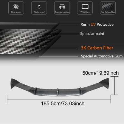 Rear Bumper Diffuser Dry Carbon Fiber for BMW I8 2014-2020 - image 5