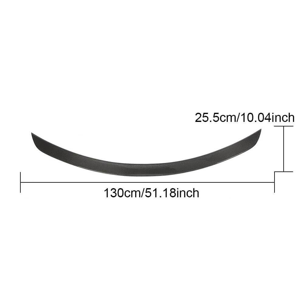 Spoiler (Convertible, Carbon) for Mercedes S-class C217 Coupe 2014-2020 - image 5