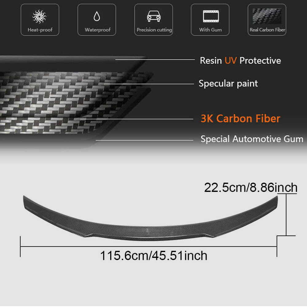 Spoiler V3 (Carbon) for Mercedes CLA C118 2019- - image 5