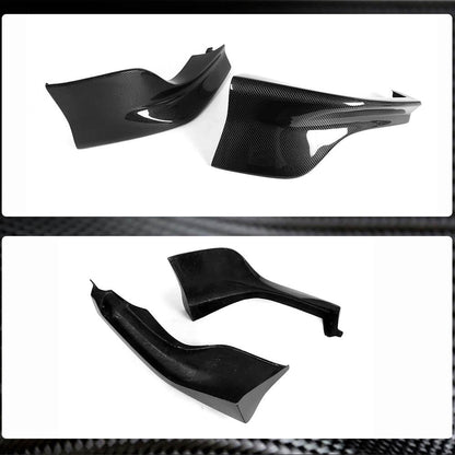Front Bumper Flap Extensions (for M-Sport, Carbon) for BMW 5 Series E60/E61 2003-2010 - image 5