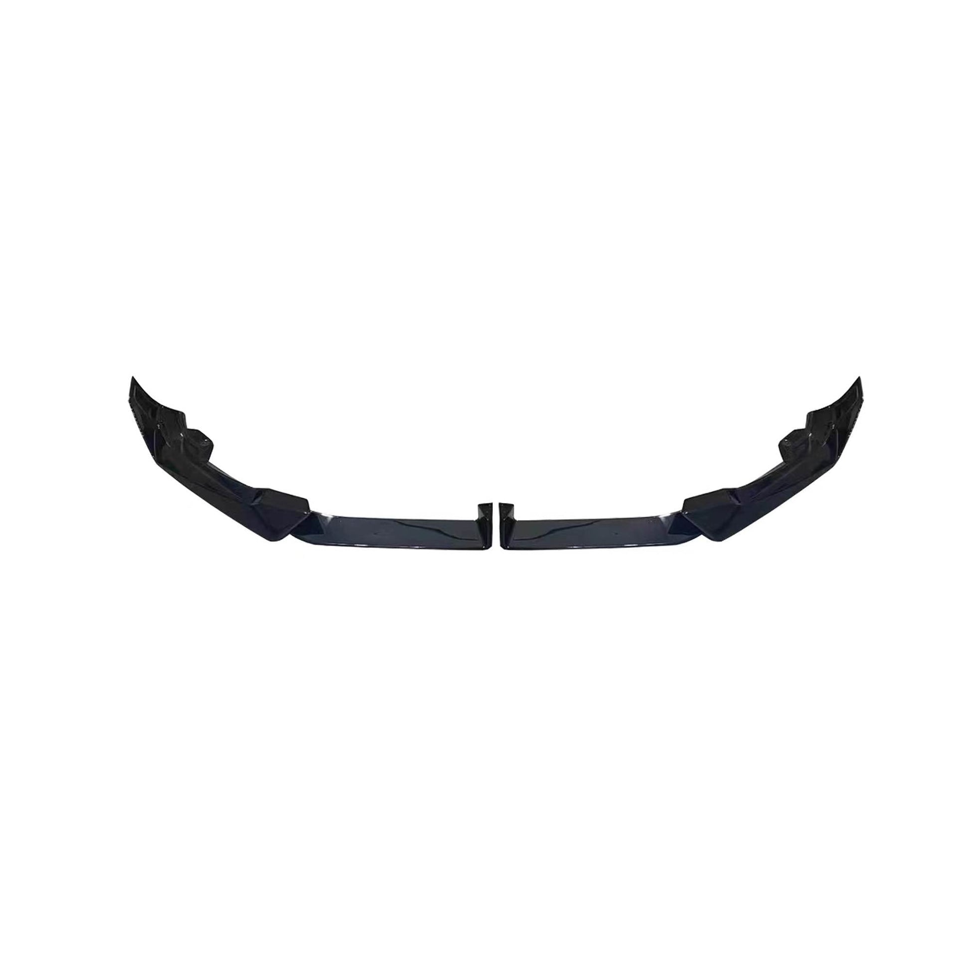 Front Bumper Lip ABS Glossy Black (2023+ M-Sport) for BMW X6 G06 2019- - image 5