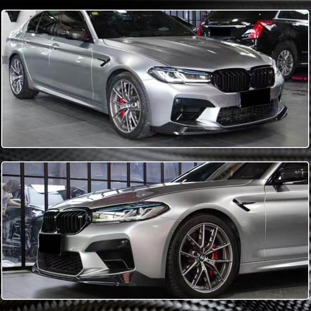Front bumper cover Dry Carbon V1 (for M5 2020+) for BMW 5 Series G30/31 2017-2023 - image 5
