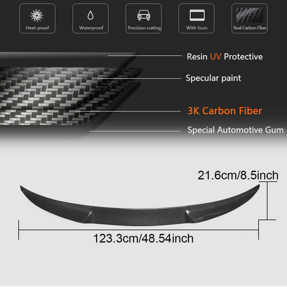 Spoiler (Carbon) for Volkswagen Passat CC 2008↗ - image 5
