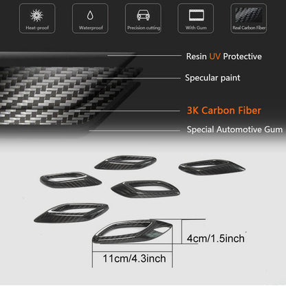 Front fender trims (Carbon) for Maserati Levante 2016- - image 5