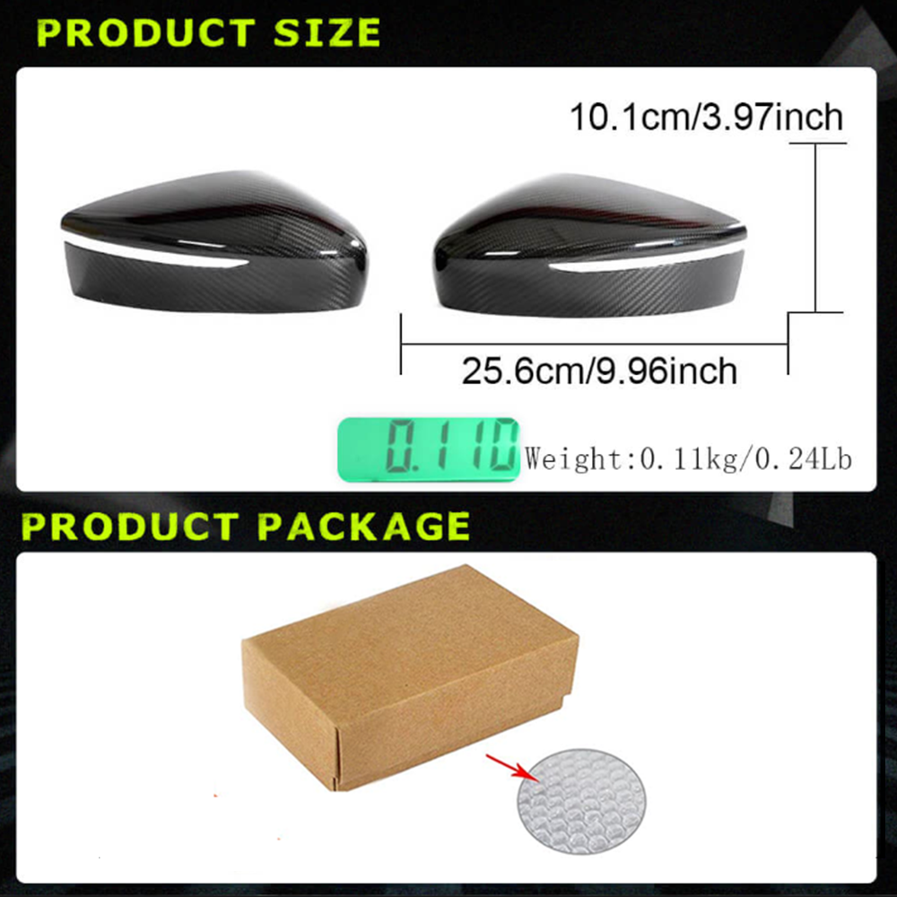 Mirror covers (Carbon) for Nissan 400Z - image 5