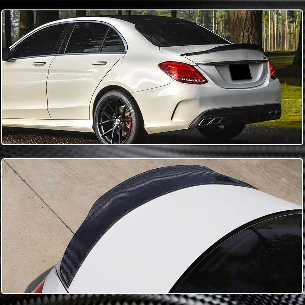 Spoiler V7 (for SD 2015-2021, Carbon) for Mercedes C-class W205 2014-2021 - image 5