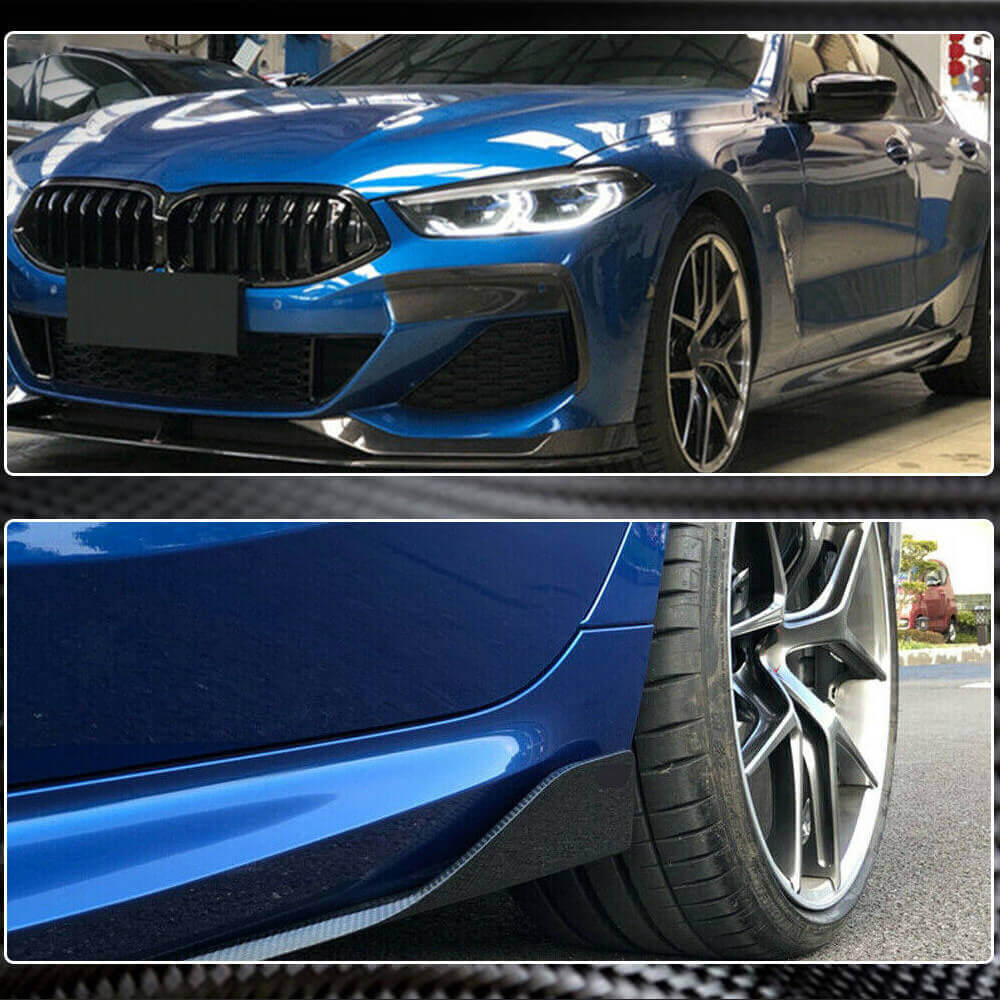 Side Skirt Extensions V2 (for G16 M-Sport/F93 M8, Carbon) for BMW 8 cерія G14/G15/G16 2018- - image 5