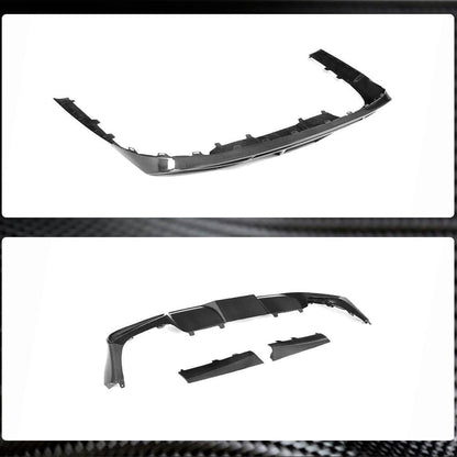Rear bumper diffuser V1 (for AMG-Line 2017-2019, Carbon) for Mercedes E-class coupe C238 - image 5