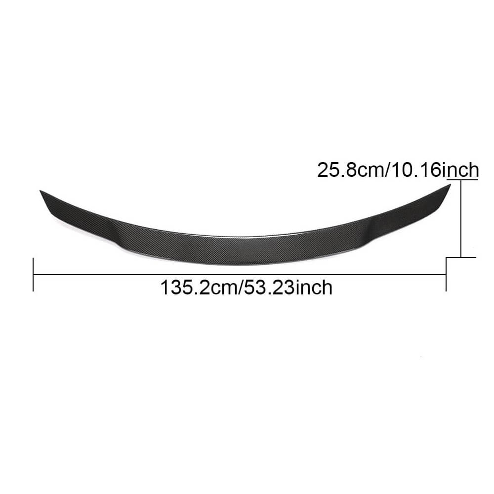Spoiler V2 (for 2011-2020, Carbon) for Mercedes SLK R172 2011-2016 - image 5