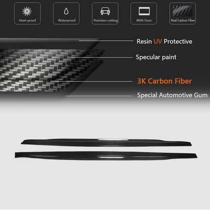 Side sills V1 (2009-2013, Carbon) for Porsche Panamera 2009-2016 - image 5