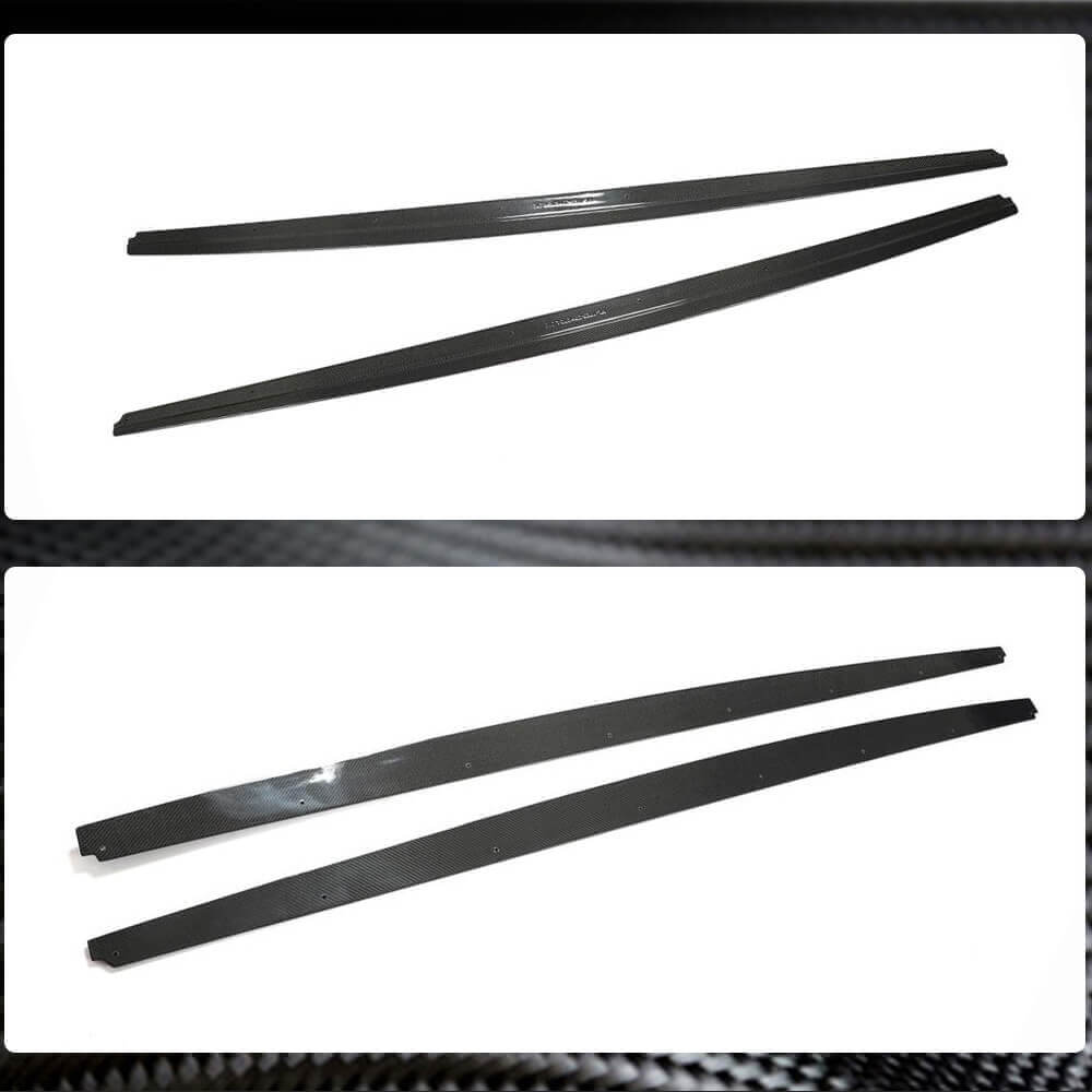 Door Sill Covers (for M-Sport/M5 Side Skirts, Carbon) for BMW 5 Series F10/F11 2010–2016 - image 5