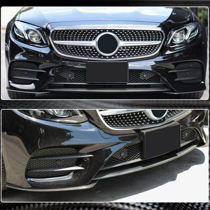 Front Bumper Lip for AMG-Line 2017-2019 Carbon for Mercedes E-class coupe C238 2016-2024 - image 5