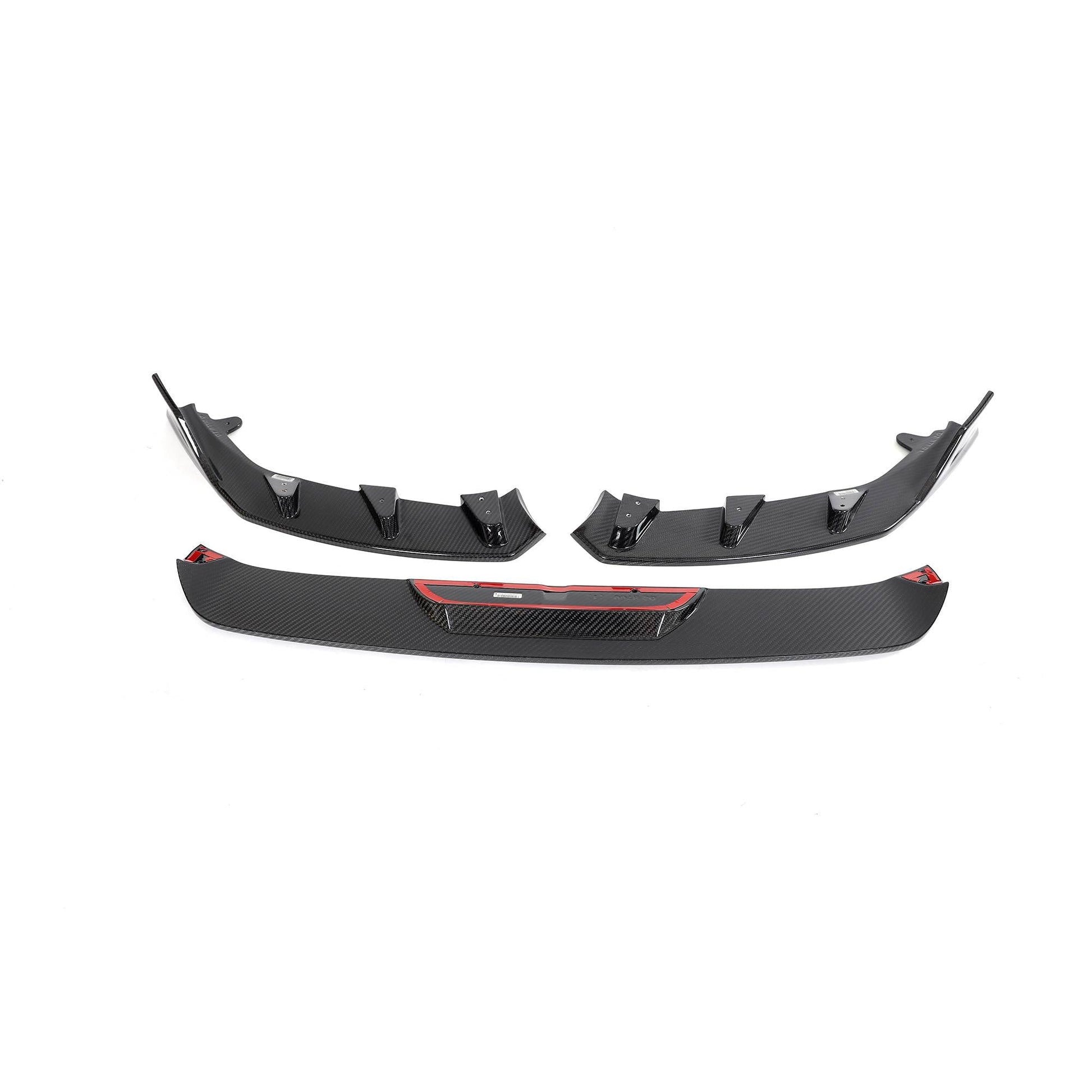 Front Bumper Lip Dry Carbon Fiber V4 (for G87) for BMW 2 Series G42 2021- - image 5