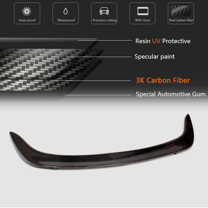 Rear Trunk Spoiler Carbon Fiber V2 for BMW X6 E-71 2008-2014 - image 5
