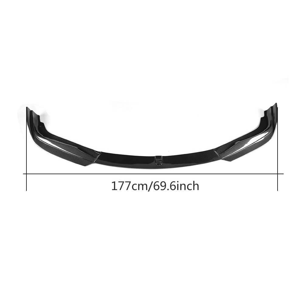 Front Bumper Lip Spoiler (for Base 2011-2013, Carbon) for Lexus IS 2005-2013 - image 5