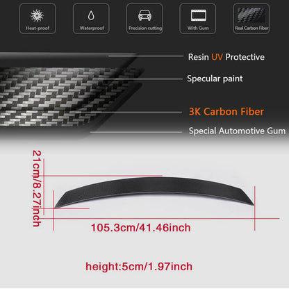 Spoiler V5 (Carbon) for Audi ТТ 2006-2014 - image 5