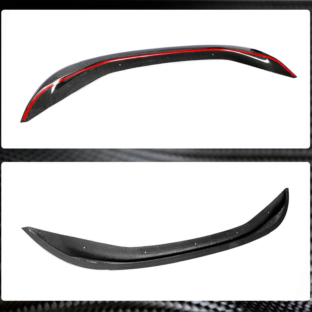 Front Bumper Lip V1 for M-Sport 2019-2022 Carbon for BMW 7 Series G11/G12 2015-2022 - image 5