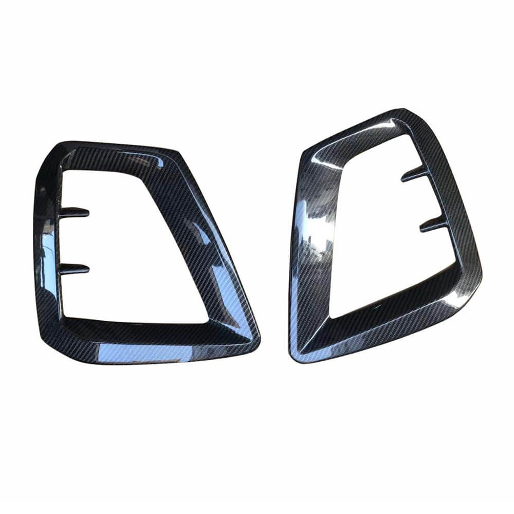 Fog Light Trim Covers V1 (for S-Line Sedan 2015-2019, Carbon) for Audi A4 B9 2015-2024 - image 5