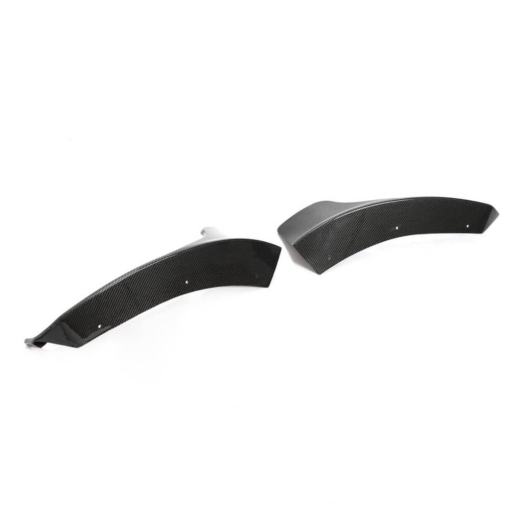 Front Bumper Flap Covers (for AMG-Line 2018-2021, Carbon) for Mercedes A-сlass W177 2018- - image 5