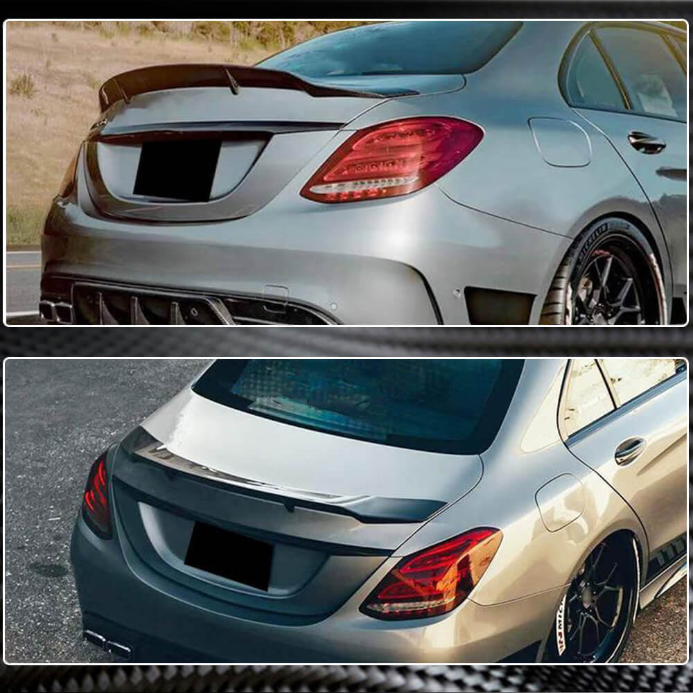 Spoiler V1 (for SD 2015-2019, Carbon) for Mercedes C-class W205 2014-2021 - image 5