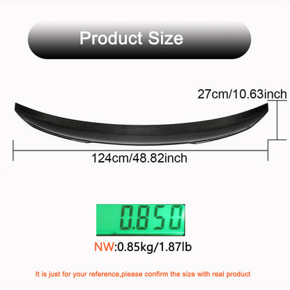 Rear Trunk Spoiler Carbon Fiber V1 (for G26) for BMW I4 (G26) 2022- - image 5