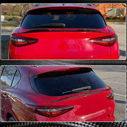 Lower spoiler V2 (2017-2023, Dry carbon) for Alfa Romeo Stelvio - image 10