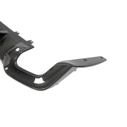 Rear bumper diffuser V2 (for S-Line 2021-2025, Carbon) for Audi A5 2016-2025 - image 5