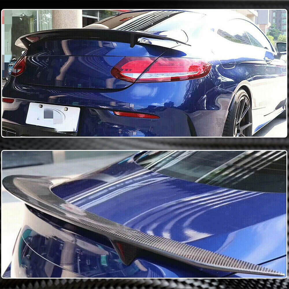 Spoiler V10 (for coupe 2015-2019, Carbon) for Mercedes C-class W205 2014-2021 - image 5