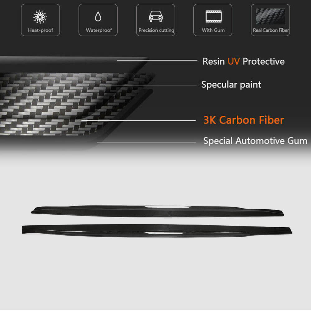 Side Skirts V1 (2009-2013, Carbon) for Porsche Panamera 2009-2016 - image 5