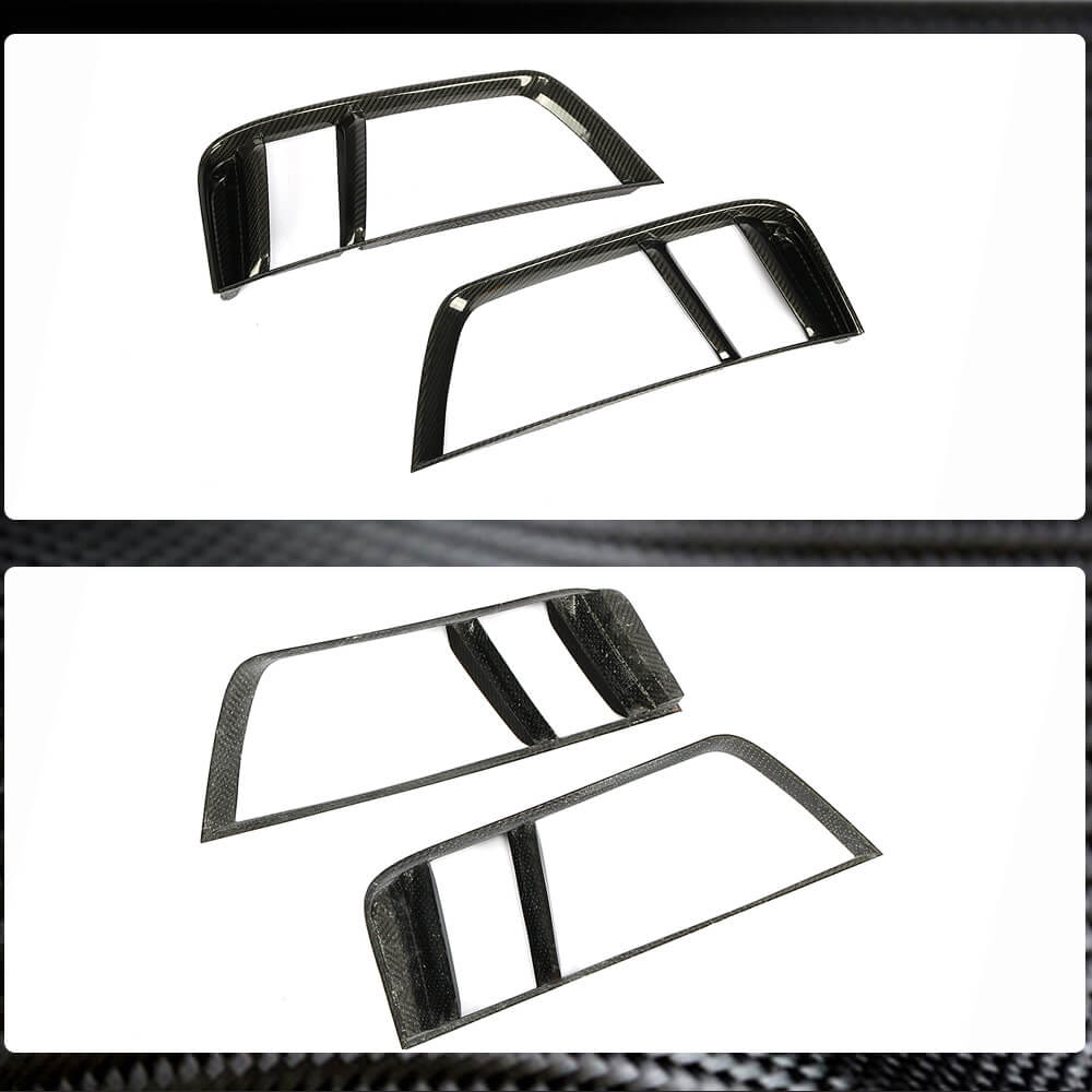 Rear Air Intake Fender Vents Dry Carbon Fiber for Audi R8 2015- - image 5