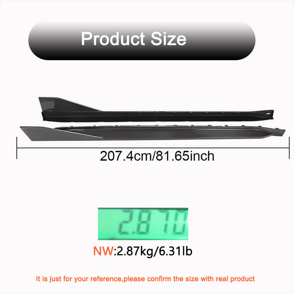 Side Skirts Carbon Fiber (for G82/G83) for BMW 4 series G22/23/26 2020- - image 5