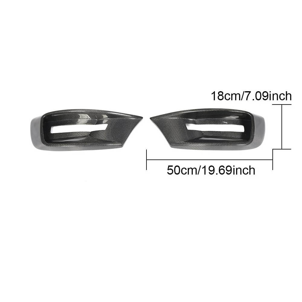 Covers for fog lights (2014-2019, Carbon) for Mercedes Vito / V-class W447 2014↗ year - image 5