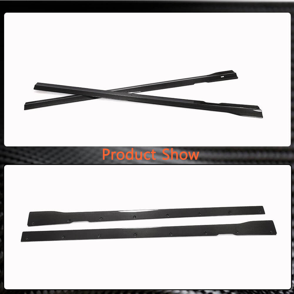 Side sills (2016-2019, Carbon) for Mercedes E-class W213 2016-2023 - image 5