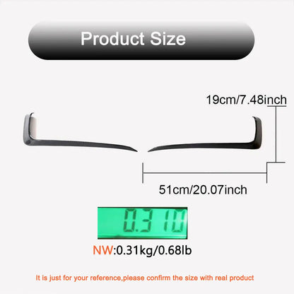 Rear bumper cover (2021-2024, Carbon) for Zeekr 001 2021- - image 5