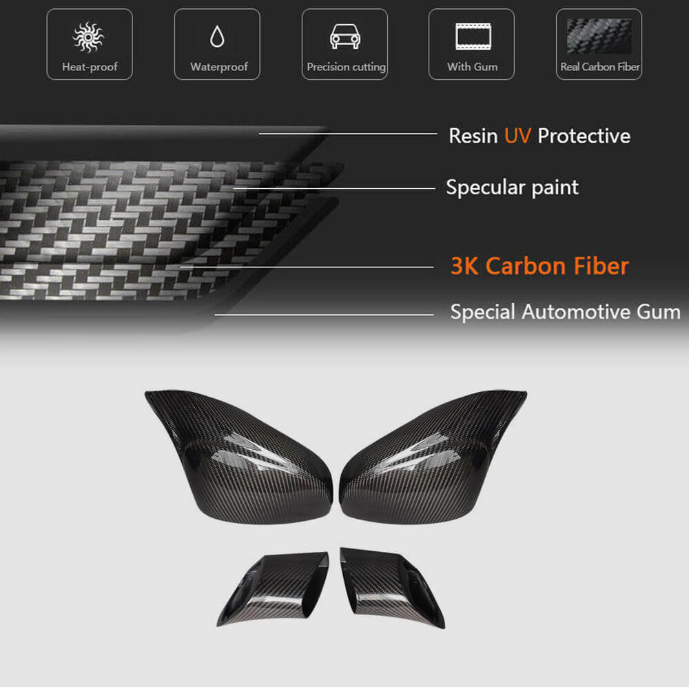 Mirror Covers (Carbon) for Ferrari 458 Italia 2009-2015 - image 5