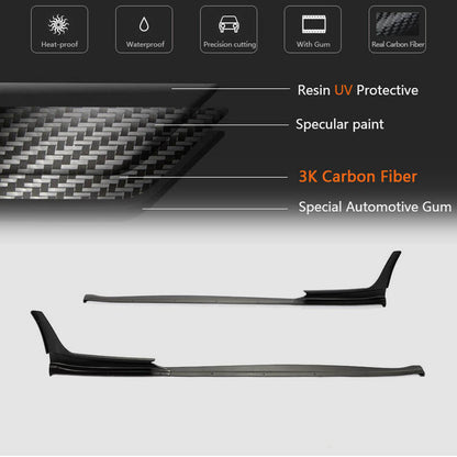 Side Skirts V2 (2016-2019, Carbon) for Porsche Boxster/Cayman 982 (718) 2016- - image 5