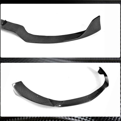 Front Bumper Lip V2 for AMG-Line 2015-2018 Carbon for Mercedes S-class C217 Coupe 2014-2020 - image 5