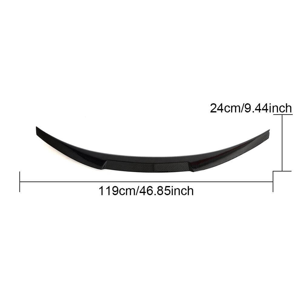 Rear Trunk Spoiler Dry Carbon Fiber V12 (for F82) for BMW 4 series F-32 2012-2020 - image 5
