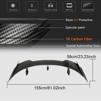 Spoiler V1 (Carbon) for Chevrolet Camaro 2015 - image 5