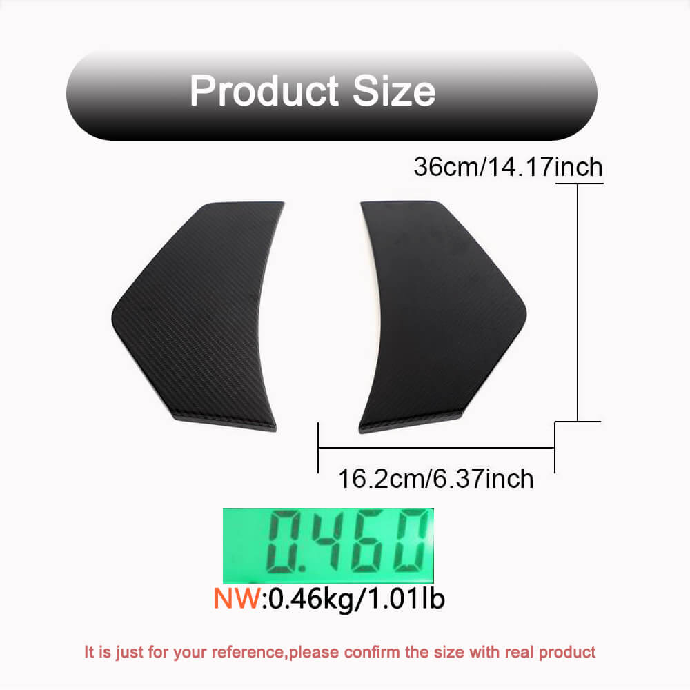 Rear Bumper Splitters (for Spyder 2020+, Carbon) for Audi R8 2015- - image 5