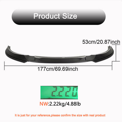 Front Bumper Lip V2 for G26 M-Sport, Carbon for BMW 4 Series G22/23/26 2020- - image 5