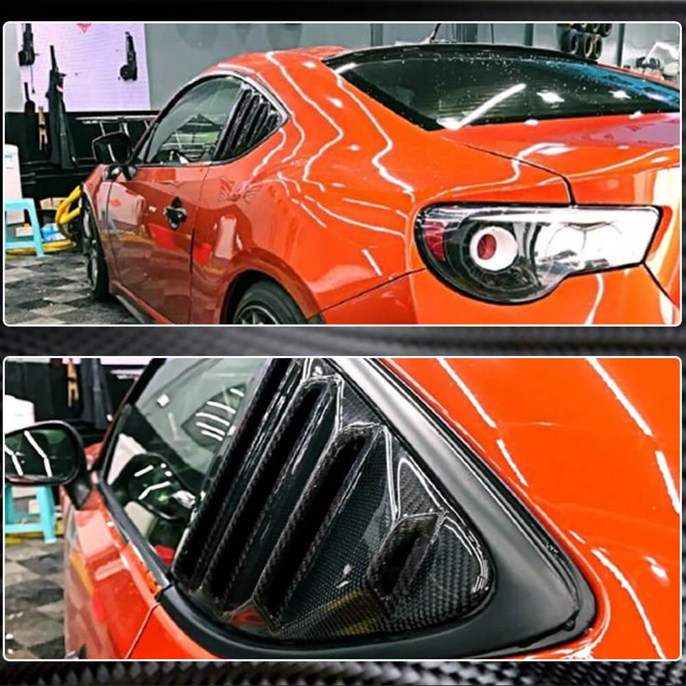 Carbon Rear Window Covers for Subaru BRZ 2012-2021 - image 5