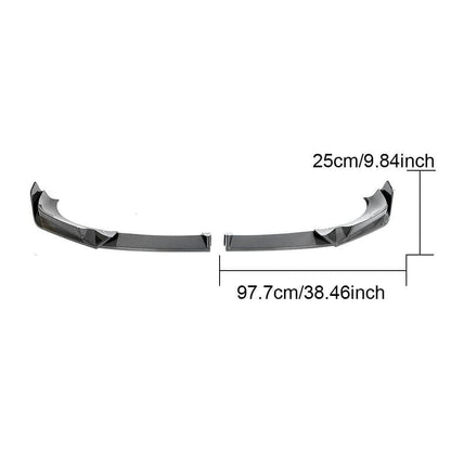 Front Bumper Lip (for M-Sport 2022-2024, Carbon) for BMW X3 G01 2018- - image 5